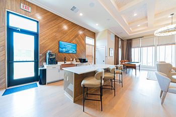 Complimentary coffee bar